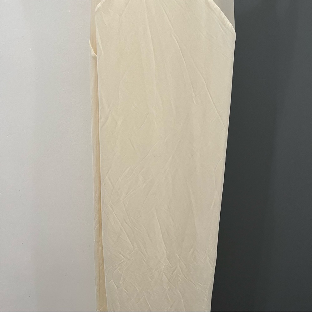 White Sheer Panel Maxi Dress - Picture 6 of 12